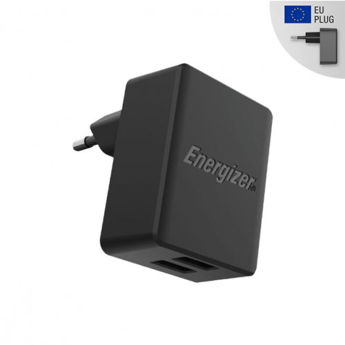 ENERGIZER WALL ADAPTER 12W EU BLACK