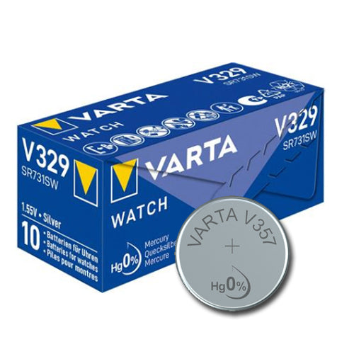 BUTTON BATTERIES V329 - BOX OF 10
BATTERY