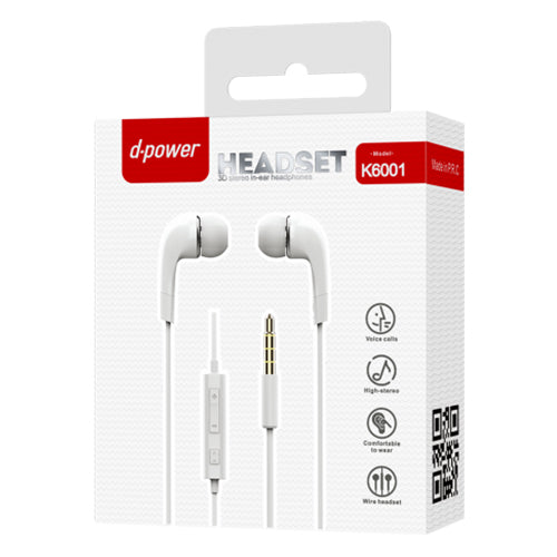D-Power Earphone S3 K6001
