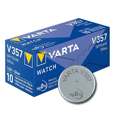 BUTTON BATTERIES V357 - BOX OF 10
BATTERY