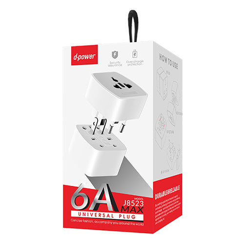 D-Power Multi-Country Plug Converter Universal Charger J8523