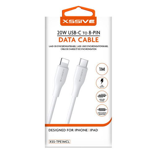 TPE TYP-C CABLE 1M C/L / FOR IPHONE 1M XSSIVE
