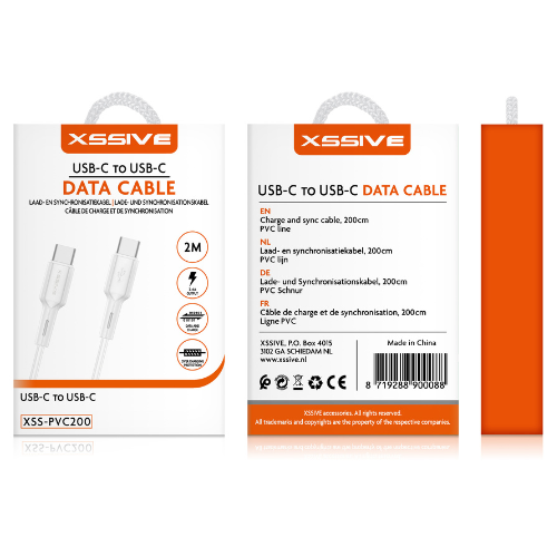 TYPE-C/TYPE-C CABLE 2M XSSIVE