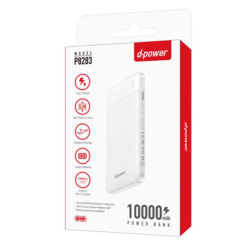 D-Power Power Bank 10000 MAH P8283