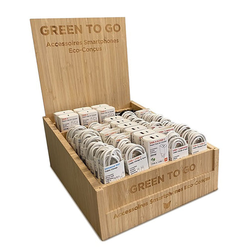EASY TO GO GREEN DISPLAY AVEC ASSORTIMENT CHARGE ET MOBILITE