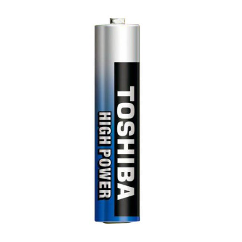TOSHIBA AAA LR03 1.5V ALKALINE BATTERIES (SOLD PER 4)