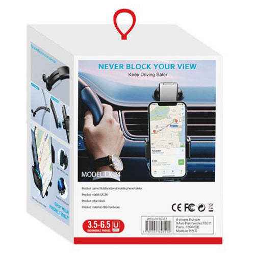 D-Power LX-24 Suction Cup Car Mount