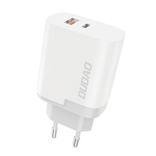 DUDAO USB / USB TYPE C POWER DELIVERY QUICK CHARGE 3.0 3A 22.5W WHITE A6XSEU