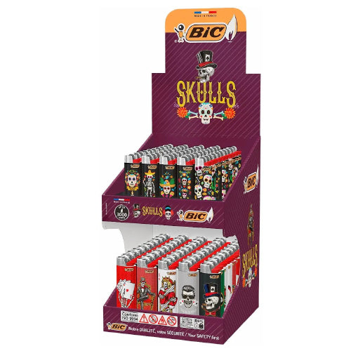 SKULL LIGHTER DISPLAY (50 J25 + 50 J26 + 50 J23)