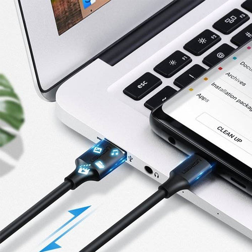 UGREEN USB CABLE - USB TYPE C 2 A BLACK CABLE 2M