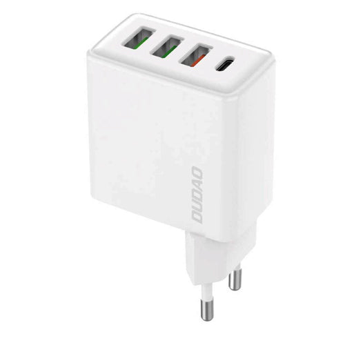 CHARGEUR RAPIDE DUDAO 3X USB / 1X USB TYPE C 20W, PD, QC 3.0 BLANC A5H