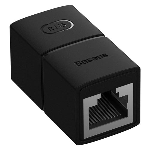 BASEUS AIRJOY SERIES RJ-45 ETHERNET CABLE CONNECTOR 2 PCS - BLACK