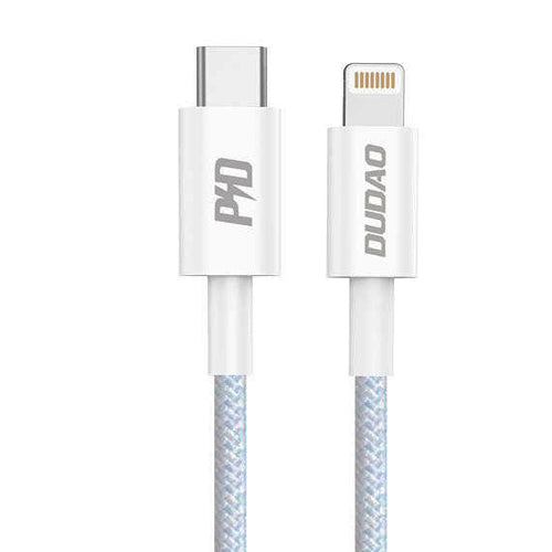 DUDAO L6E USB TYPE C - LIGHTNING PD 20W 1M WHITE L6E