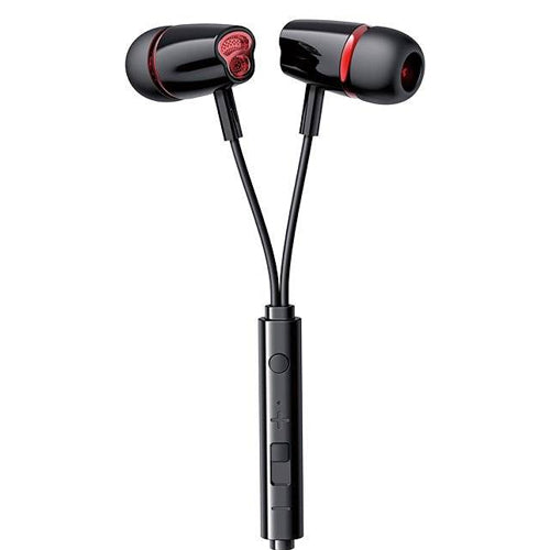 JOYROOM MINI-JACK 3.5MM IN-EAR HEADPHONES WITH REMOTE CONTROL AND MICROPHONE WHITE JR-EL114