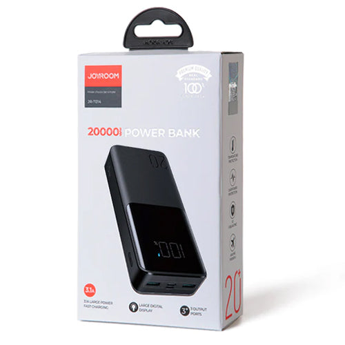 EXTERNAL BATTERY JOYROOM 20000mAh 15W BLACK JR-T014