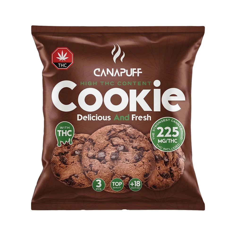 Cookies Delta-9 THC 75 à 225MG – Biscuits au THC Premium par Canapuff