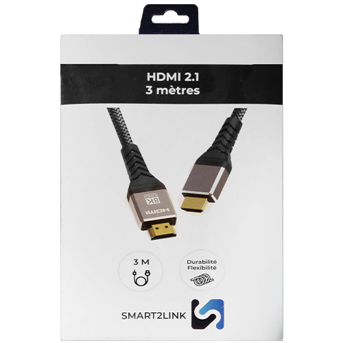 HDMI 2.1 CABLE 8K@60HZ-48GBPS - 3M SMART 2 LINK
