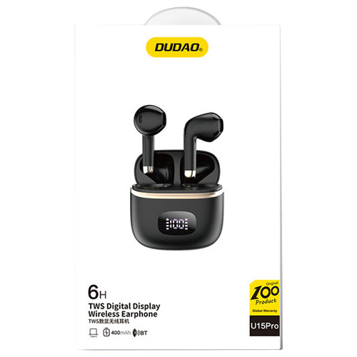 DUDAO U15PRO TWS WIRELESS HEADPHONES - BLACK