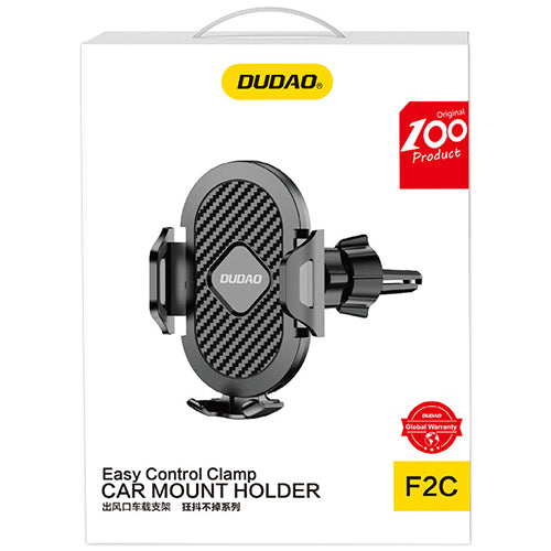 DUDAO F2C 360° MULTI-ANGLE ROTATION AIR OUTLET PHONE HOLDER BLACK