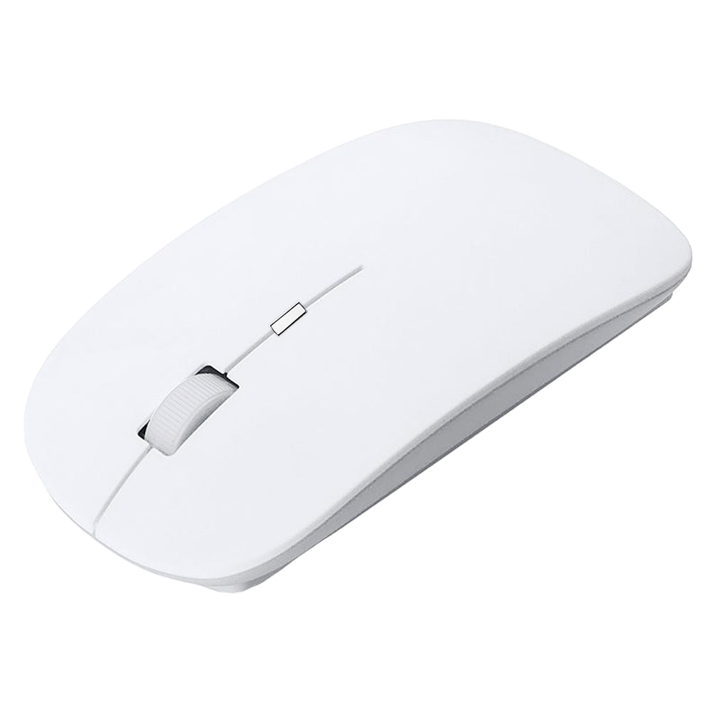 Souris Sans Fil Bluetooth Slim – Rechargeable, Clic Silencieux, Blanche – Réf. 4624