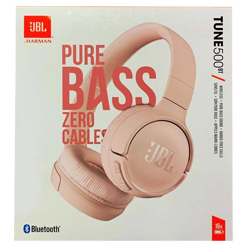 JBL TUNE 500BT PINK HEADPHONES