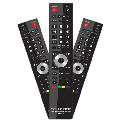 SCHNEIDER 4 IN 1 UNIVERSAL REMOTE CONTROL