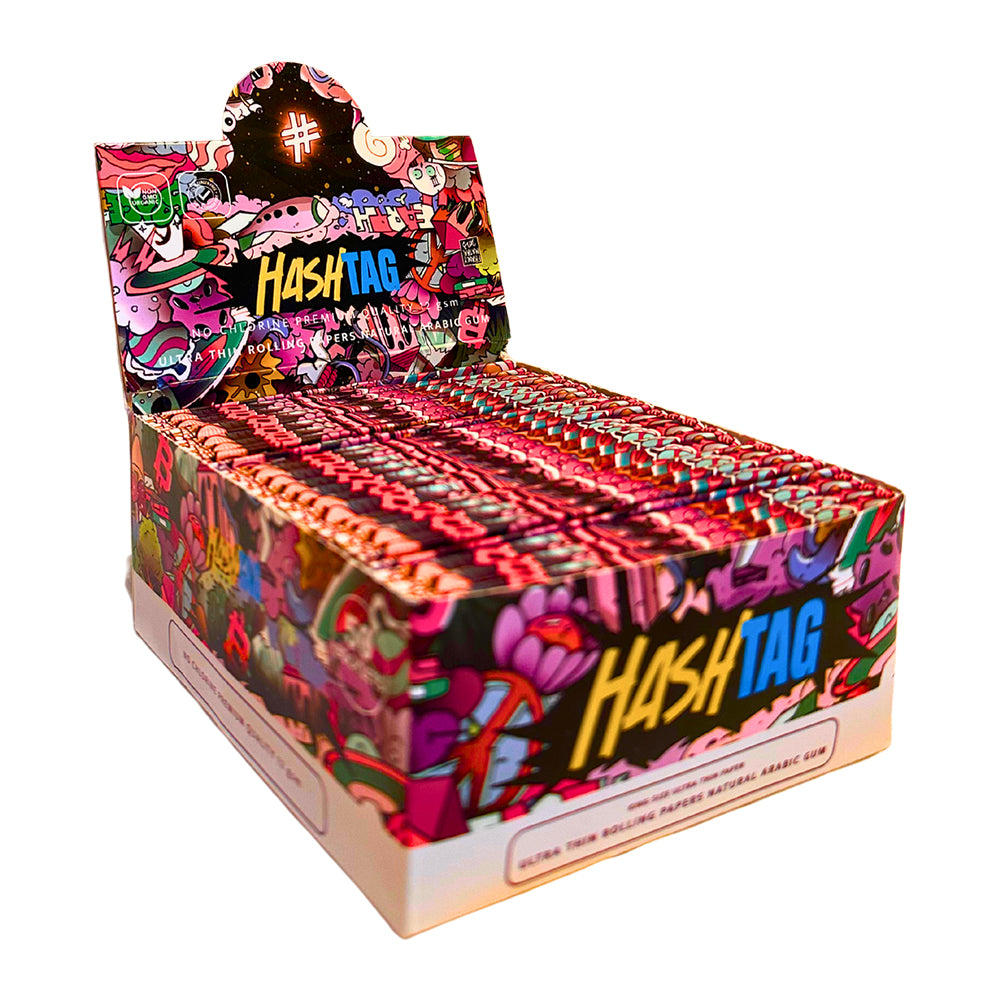 Hash Tag – Feuilles à rouler King Size Roses avec Filtres 108×44 mm