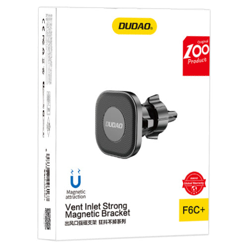 MAGNETIC PHONE HOLDER FOR DUDAO F6C+ CAR VENTILATION GRILLE - BLACK
