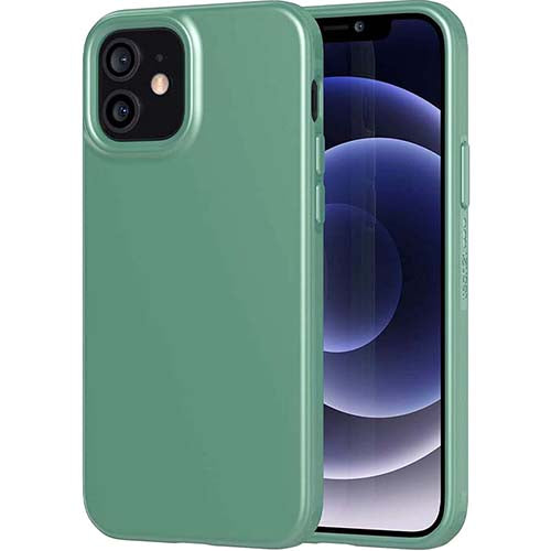 TECH21 EVO SLIM FOR IPHONE 12/12 PRO- MIDNIGHT GREEN