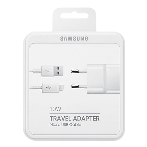 MAINS CHARGER WITH MICRO USB CABLE 2A WHITE-SAMSUNG