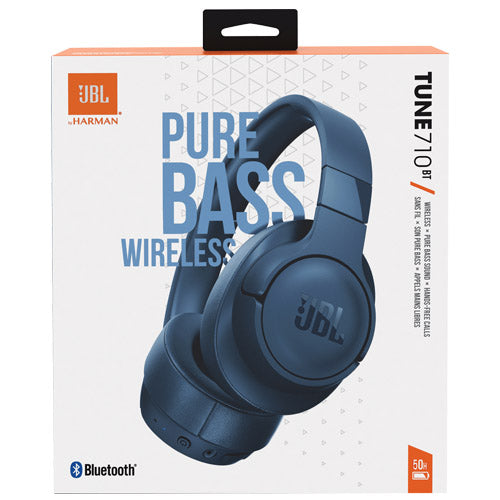 TUNE 710BT WIRELESS HEADPHONES, BLUE-JBL