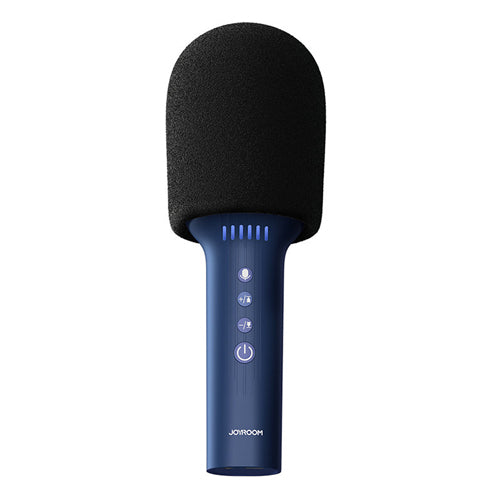 MICROPHONE KARAOKÉ SANS FIL JOYROOM AVEC HAUT-PARLEUR BLUETOOTH 5.0 1200MAH BLEU JR-MC5BLUE