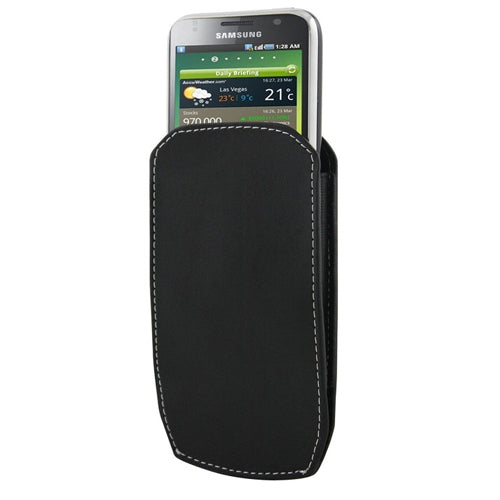 MUVIT ETUI VERTICAL TAILLE L NOIR PASSANT CEINTURE 59x115x7mm**