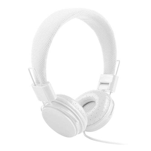 WIRED BASIK FOLDABLE & LIGHTWEIGHT HEADPHONES, WHITE-WAVE