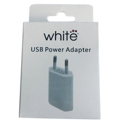 1 PORT USB CHARGER 5V-1A-WHITE CONNECT