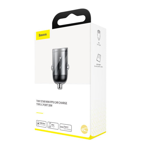 CAR CHARGER TINY STAR MINI VCHX-B0G PPS TYPE-C 30W GRAY -BASEUS