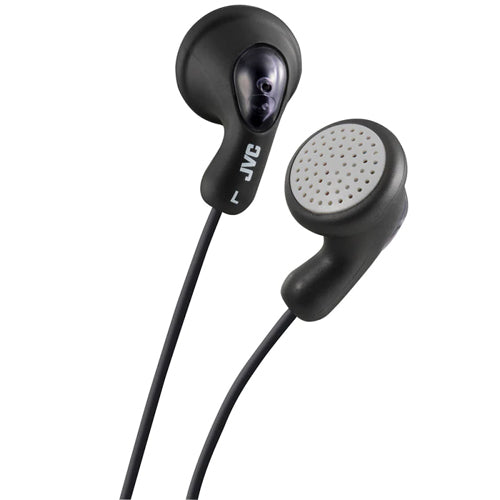 GUMY HA-F14BN WIRED EARPHONES, BLACK-JVC