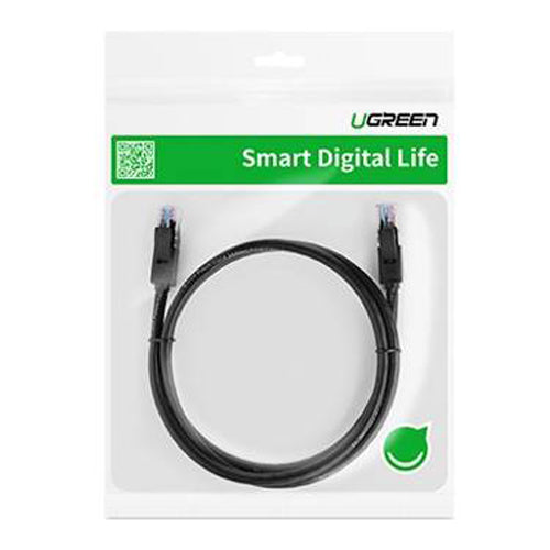 ETHERNET NETWORK CABLE PATCHCORD RJ45 CAT 6 UTP 1000MBPS 2M BLACK -UGREEN