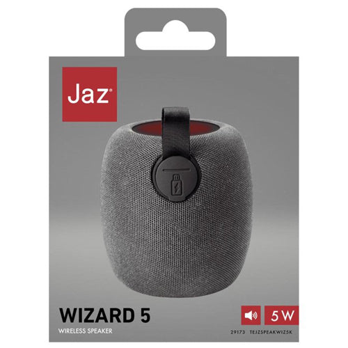 WIRELESS SPEAKER 5W, LED, BLACK-SBS