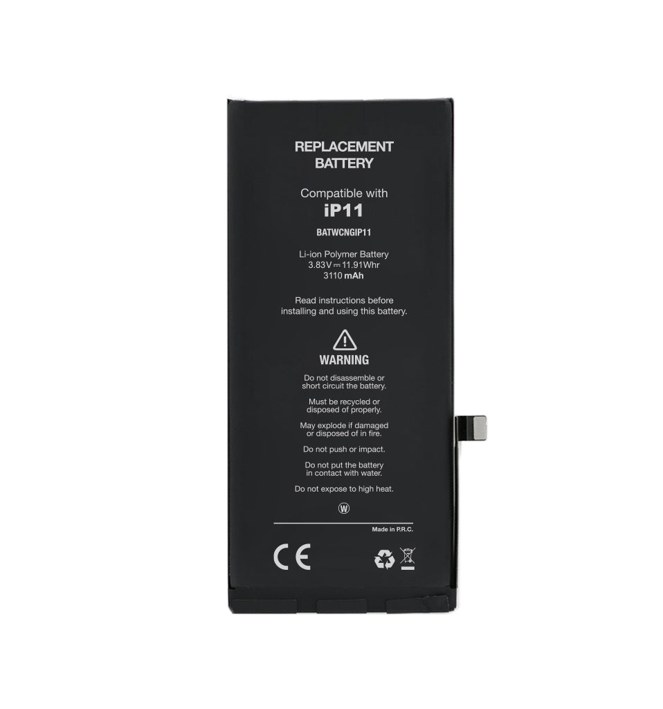 BATTERY FOR IPHONE 11 3110 MAH BLACK