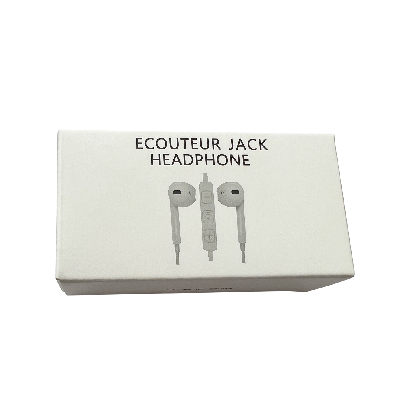 WIRED FLAT JACK 3.5 MM EARPHONES - WITHOUT WHITE BLISTER