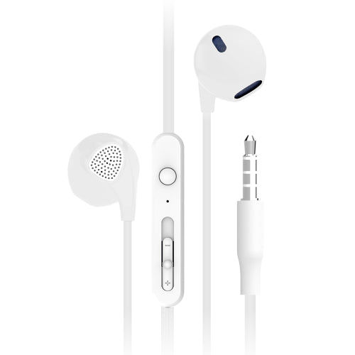 ECOUTEURS FILAIRE STEREO LIVE SOUND AVEC PRISE JACK 3,5 MM, BLANC-WAVE