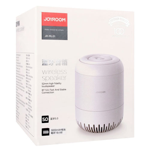 PORTABLE WIRELESS BLUETOOTH SPEAKER JR-ML01 5W 2200MAH WHITE -JOYROOM