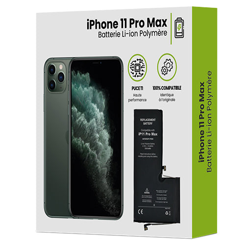 BATTERY FOR IPHONE 11 PRO MAX 3969 MAH BLACK
