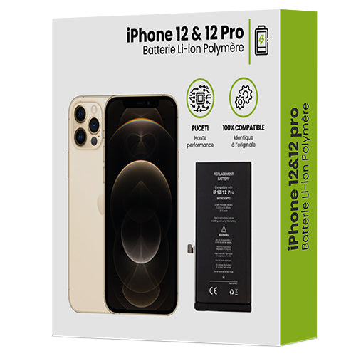 BATTERY FOR IPHONE 12 &amp; 12 PRO 2815 MAH BLACK