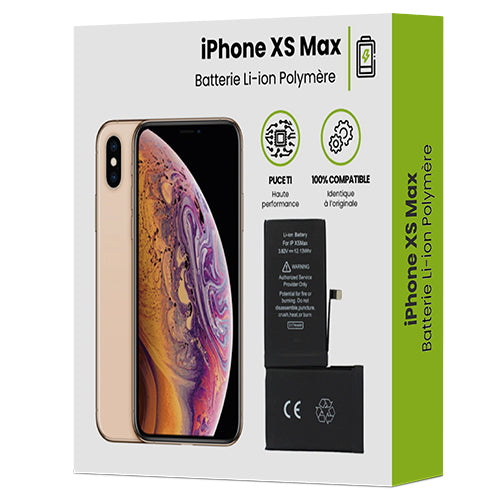 BATTERIE POUR IPHONE XS MAX 3174 MAH NOIR