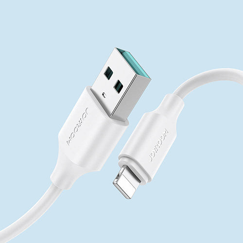 JOYROOM USB CHARGING/DATA CABLE - LIGHTNING 2.4A 2M WHITE S-UL012A9