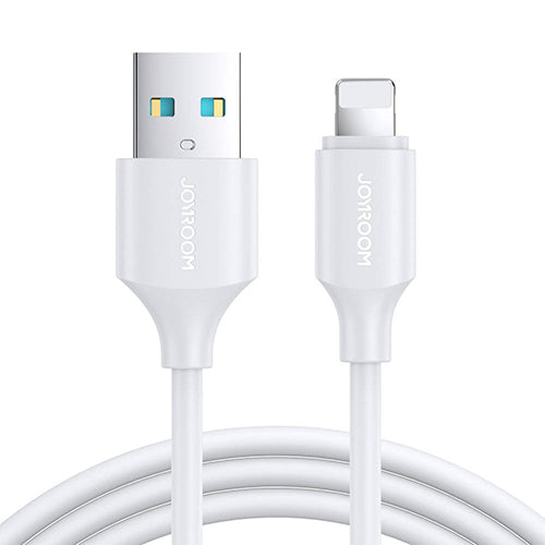 CÂBLE DE CHARGE/DONNÉES USB JOYROOM - LIGHTNING 2.4A 2M BLANC S-UL012A9