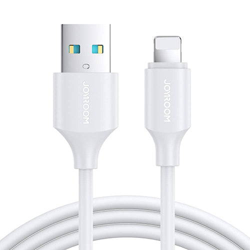 JOYROOM USB CHARGING/DATA CABLE - LIGHTNING 2.4A 2M WHITE S-UL012A9