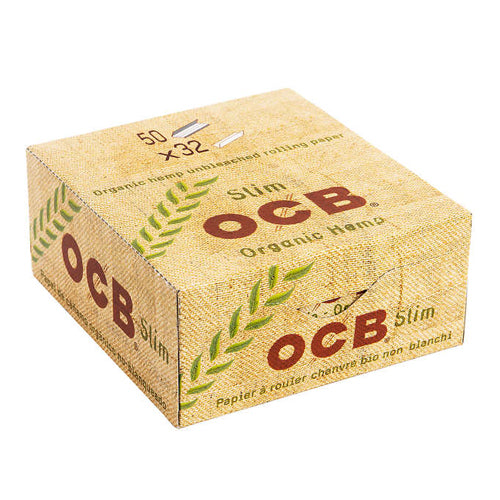 OCB ORGANIC SLIM 50 ROLLING PAPER
 NOTEBOOKS
